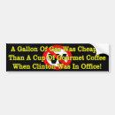 Zoek naar struiken bumperstickers Clinton