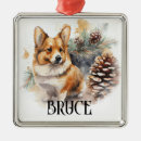 Recherche de pembroke welsh corgi ornements Noël