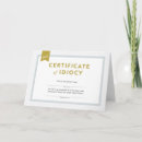 Zoek naar certificaat kaarten Humor