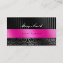 Recherche de la damassé cartes visite Noir