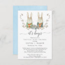 Recherche de vintage twin baby shower invitations Jumeaux