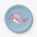 Recherche de dauphins assiettes en papier Pour enfants