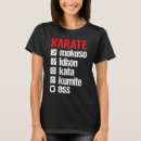 Recherche de karaté shotokan tshirts Kata
