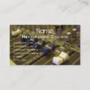 Zoek naar recording studio visitekaartjes Opname