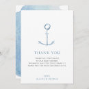 Recherche de baby shower de plage remerciements cartes Aquarelle
