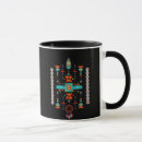 Recherche de symbole indien tasses Abstrait