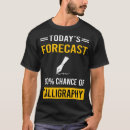 Zoek naar kalligrafie tshirts Handschrift