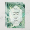 Recherche de vert jade invitations Moderne