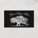 Recherche de arbre élégant cartes visite Chêne