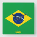 Recherche de drapeau du brésil horloges Drapeaux du monde