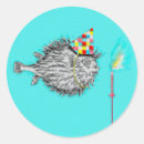 Recherche de pêcheur drôle autocollants Dessin