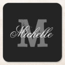 Zoek naar fancy onderzetters Monogrammen