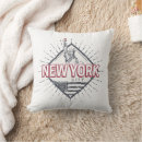 Recherche de new york coussins Statue de liberté