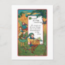 Recherche de dindes vœux cartes Action de grâce vintage