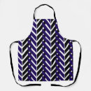 Recherche de motif zigzag tabliers Bleu