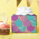 Recherche de sirène papier cadeau Parties scintillant