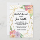 Recherche de gold frame bridal shower invitations Nuptiale