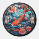 Recherche de vitrail magnets Fleurs