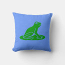 Recherche de grenouille verte coussins Pour enfants