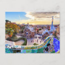 Recherche de güell de parc cartes postales Catalogne
