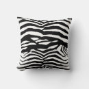 Recherche de zèbre noir et blanc coussins Animal