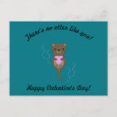 Recherche de amour loup cartes postales Loutre