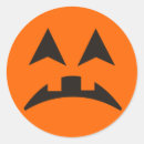 Recherche de visage citrouille halloween autocollants Valet