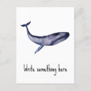 Recherche de baleine bleue cartes postales Mer