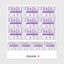 Recherche de boîte fragile autocollants Minimaliste