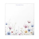Recherche de sauvage blocsnotes Bordure florale