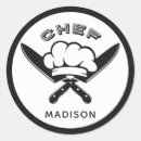 Recherche de chef logo autocollants Cuisson
