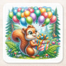 Zoek naar eekhoorn onderzetters Waterverf