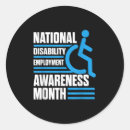 Recherche de handicapés autocollants Mois de sensibilisation