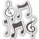 Recherche de symboles de musique autocollants Musiciens