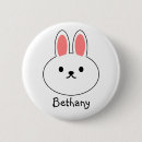Recherche de lapin drôle badges Dessin