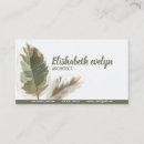 Recherche de feuille vert cartes visite Beau