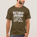 Recherche de bibliothécaire retraité tshirts Livre