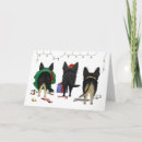 Recherche de german shepherd christmas vœux cartes Berger allemand