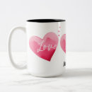Recherche de trois coeurs tasses Coeur rose