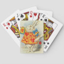 Recherche de lapin blanc jeux de cartes John tenniel
