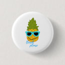 Zoek naar grappige ananas buttons Zomer