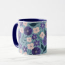 Recherche de decorative imprimées tasses Motif floral