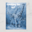 Recherche de girafe mignonne cartes postales Toute personne