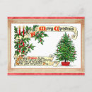 Recherche de sapin noël cartes postales Rétro