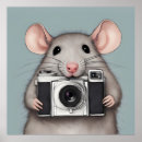 Recherche de souris mignonne posters Illustration