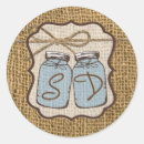 Recherche de jar mariage autocollants Monogramme