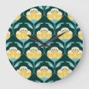 Recherche de motif floral vintage horloges Rétro