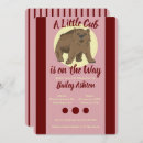 Recherche de brown bear baby shower invitations Neutre