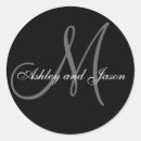 Recherche de sticker mariage autocollants Monogramme