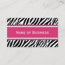 Recherche de rayures de zèbre cartes visite Motif